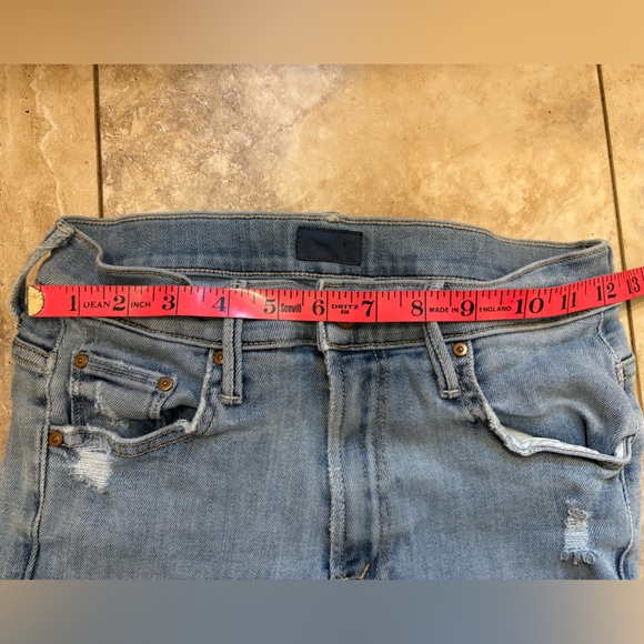 MOTHER Insider Crop Step Fray Jeans In Chatterbox Women’s Size 26 - Picture 13 of 16